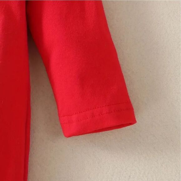 NWT Adorable Infant Santa Claus Christmas Romper Outfit Sz 3-6 Mo - Picture 5 of 5